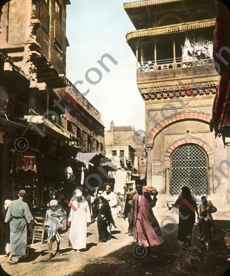 Strassenszene in Kairo | Cairo street scene - Foto foticon-simon-008-002.jpg | foticon.de - Bilddatenbank für Motive aus Geschichte und Kultur